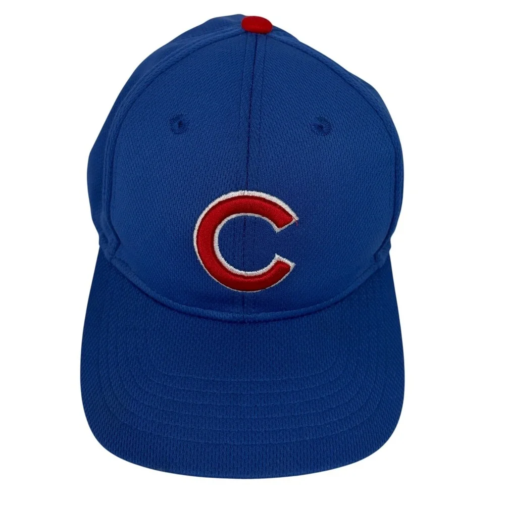Chicago Cubs OC Sports Youth Baseball Cap Blue Red MLB Adjustable Mesh Hat‎